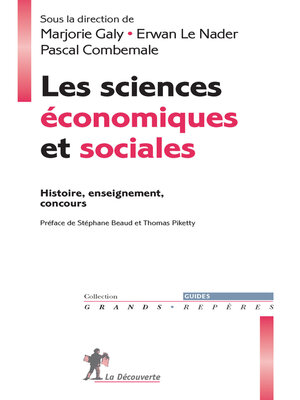 cover image of Les sciences économiques et sociales--Histoire, enseignement, concours